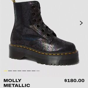 Dr. Martens Molly Metallic Boots